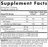 Omega -3 Nordic Gummies 82 mg - 60 Gummies