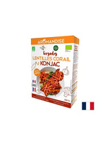 Fusilli dietetici senza glutine – cottura 3 minuti (Da farina di konjac e lenticchie di corallo), 200 g