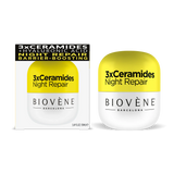 3X Crema notte con ceramidi per rigenerazione e idratazione profonda - 50 ml