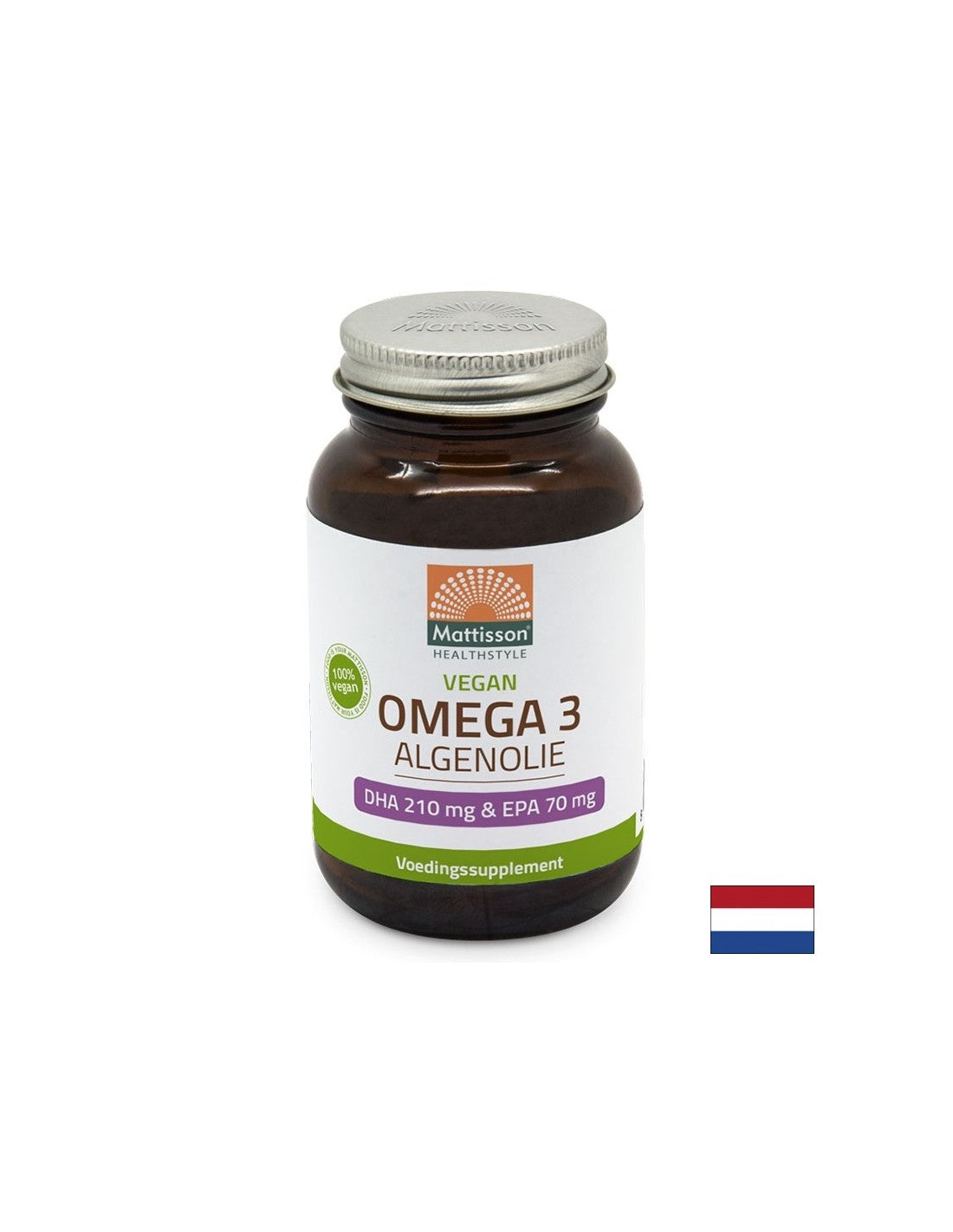 Omega-3 vegani da alghe, DHA 210 mg/ EPA 70 mg x 60 capsule