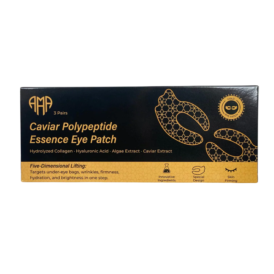 Maschera rigenerante con caviale, collagene e peptidi per il contorno occhi – 3 pezzi