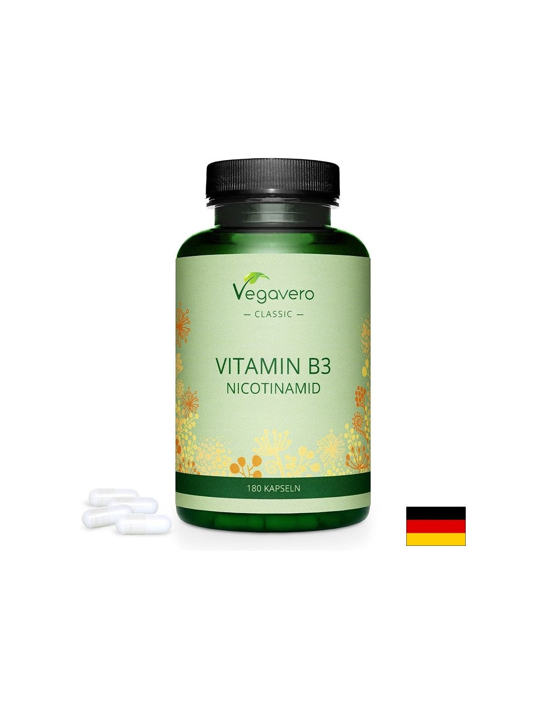 Vitamina B3 (Nicotinamide) - Vitamina B3 Nicotinamide, 180 capsule