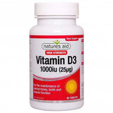 Vitamina D3 (Vitamina D3) 1000iu 90 compresse NaturesAid