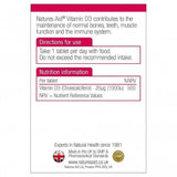 Vitamina D3 (Vitamina D3) 1000iu 90 compresse NaturesAid