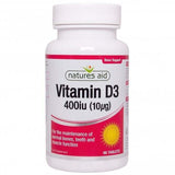 Vitamina D3 (Vitamina D3) 400iu 90 compresse NaturesAid