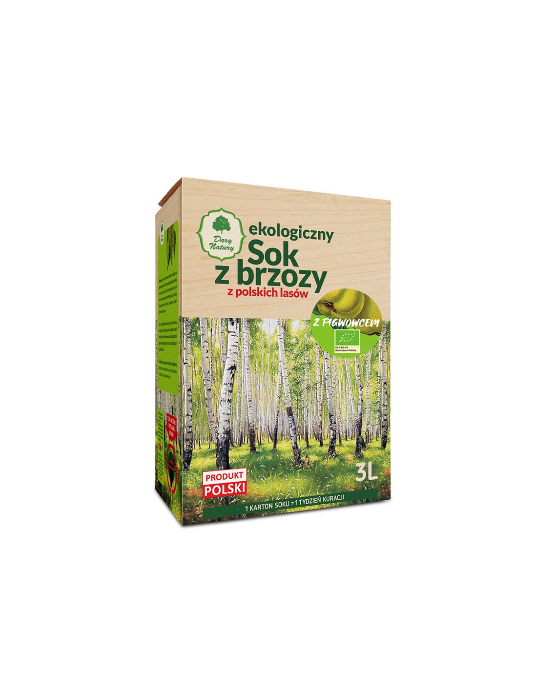 Succo bio di betulla e mela cotogna, 3 l
