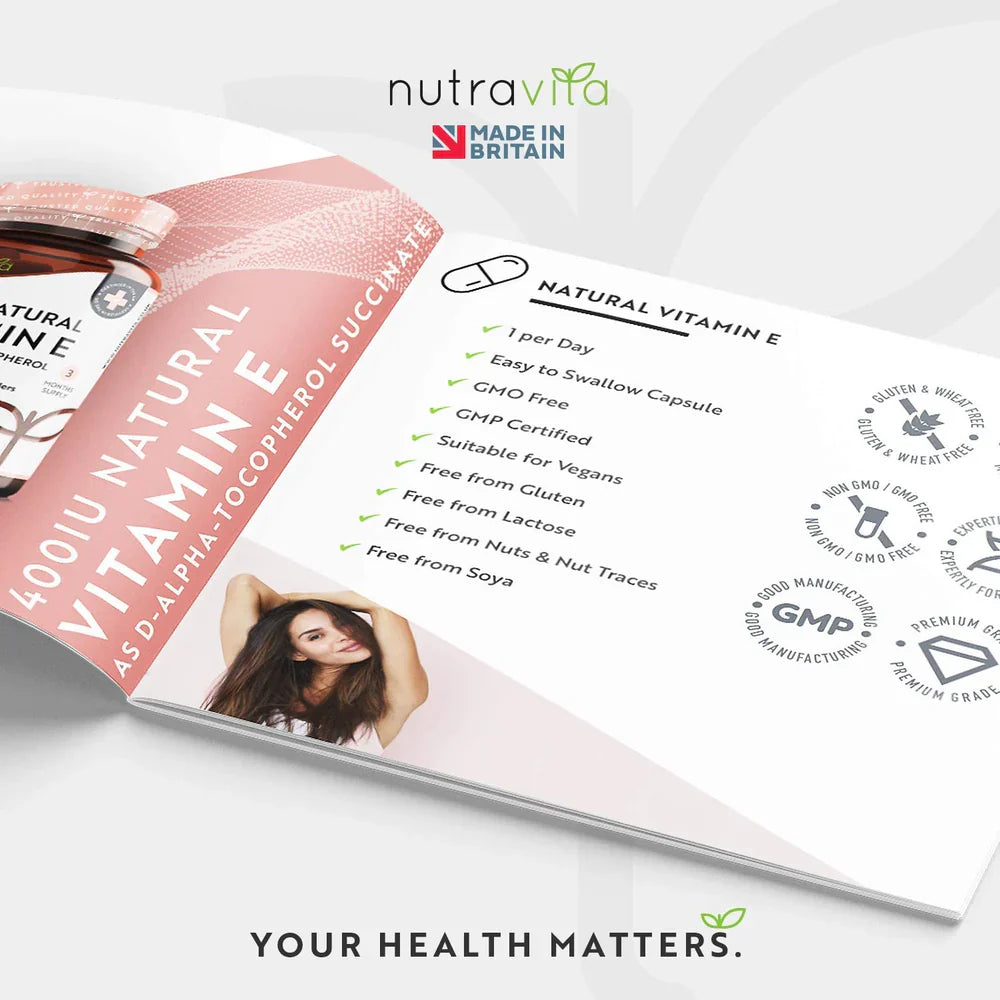 Vitamina naturale E 400iu 90 VCAPS