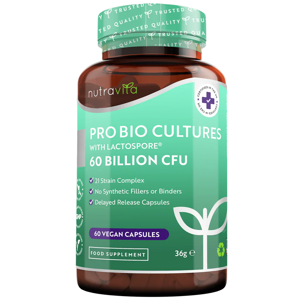 Probiotico/sinbiotico/ 30 miliardi, 21 ceppi /60 capsule, 60 giorni/