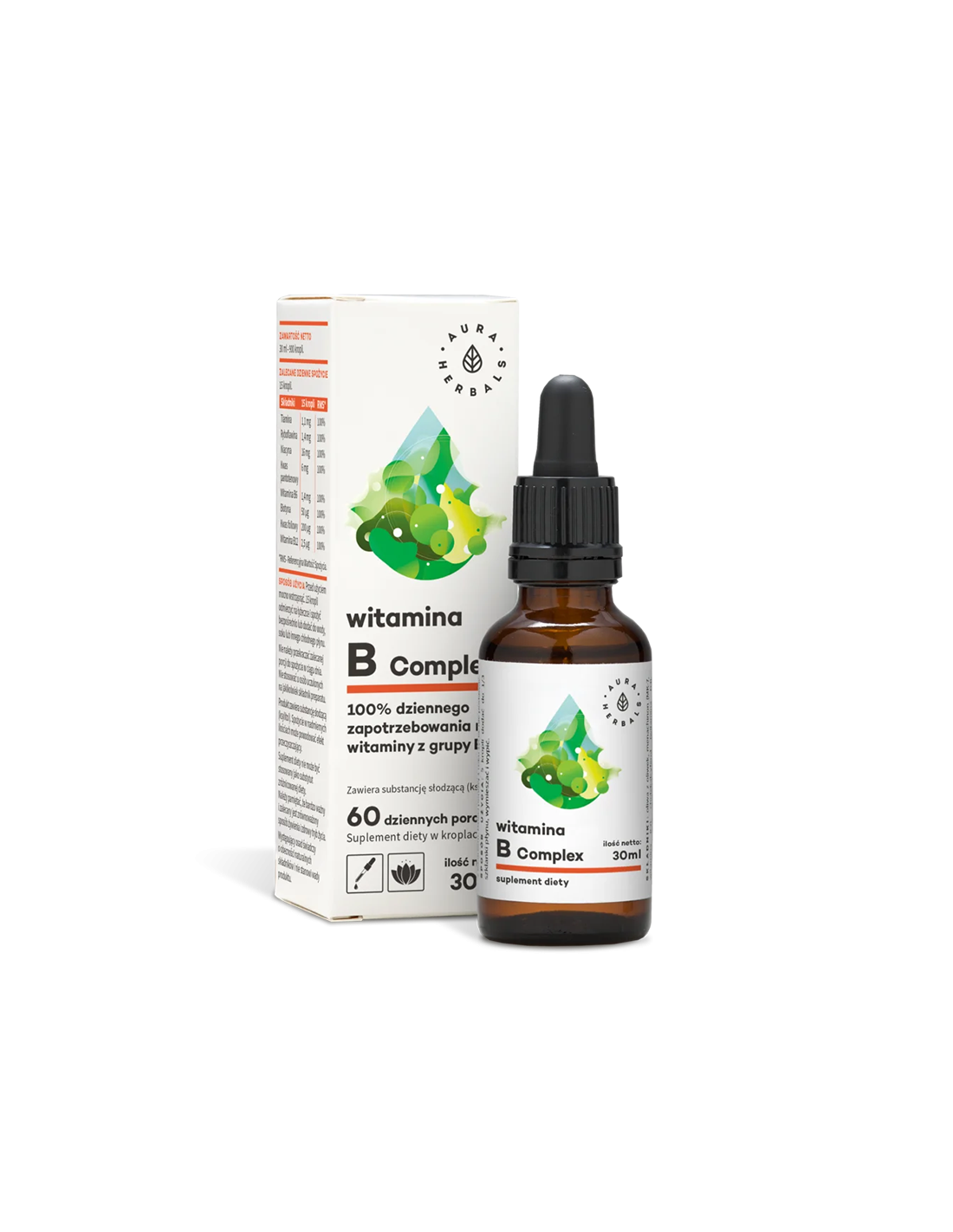 Sistema nervoso - Complesso di vitamine B, gocce da 30 ml <tc>Aura Herbals</tc>