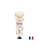 Crema per le mani con estratto di fiori di ciliegio, burro di karitè e aloe vera, 30 ml Fleurance Nature