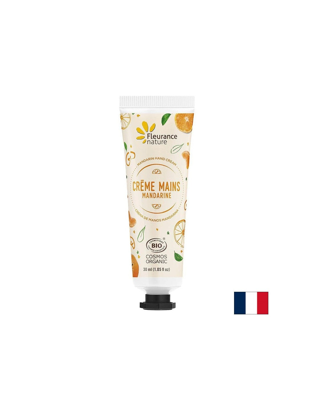 Crema mani con estratto di mandarino, burro di karitè e Aloe Vera, 30 ml Fleurance Nature