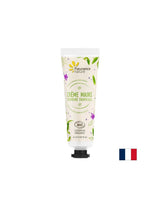 Crema per le mani con acqua di foglie di verbena tropicale, burro di karitè, aloe vera, 30 ml Fleurance Nature