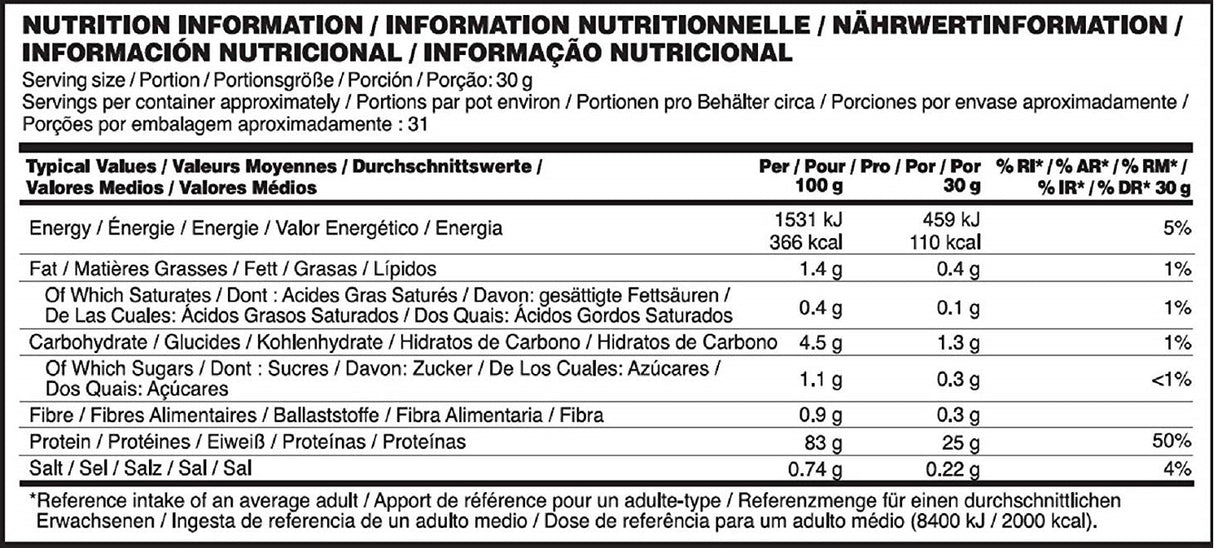 100% isolare il gold standard - 0,930 kg