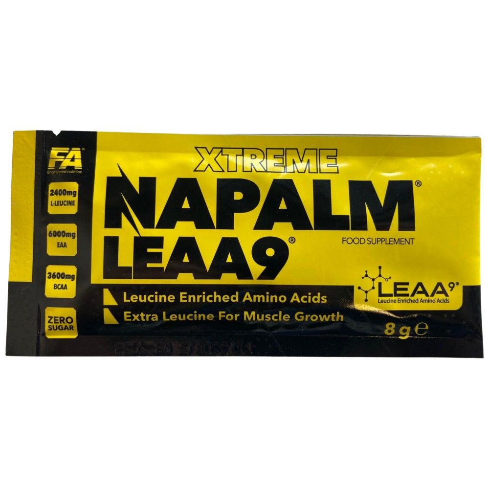 Xtreme Napalm Leaa 9 | Aminoacidi essenziali arricchiti di leucina - 8 grammi