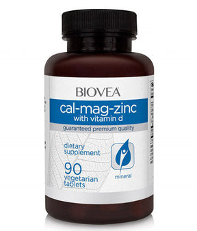 Cal-Mag-Zinc + Vitamin D / 90 Tabs - Nutra Best Europe