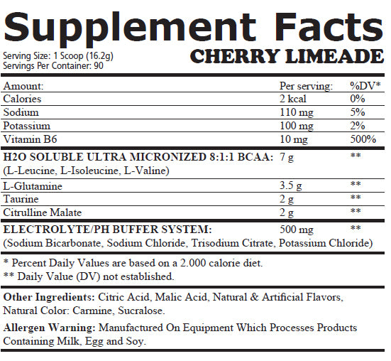Cryo Cell BCAA 8: 1: 1 /90 Serv. - 1.400 kg