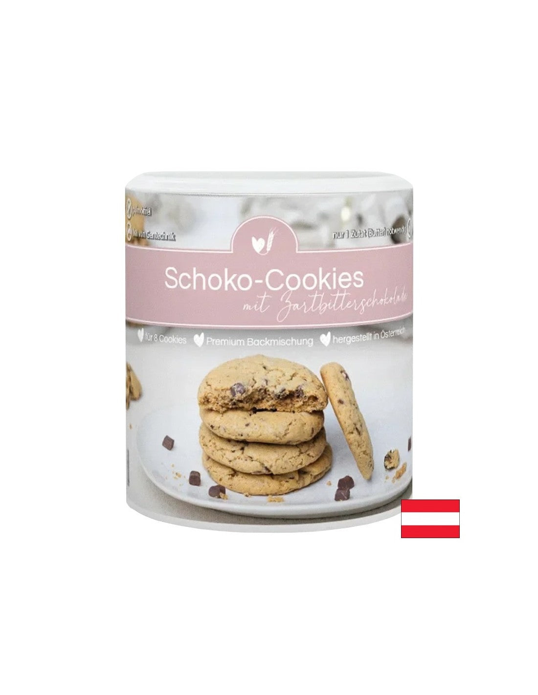 Preparato per biscotti al cioccolato con cioccolato fondente, 327 g