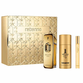 Rabanne Million Gold Eau de Parfum Intense Spray 100ml Set 3 Pieces - Nutra Best Europe