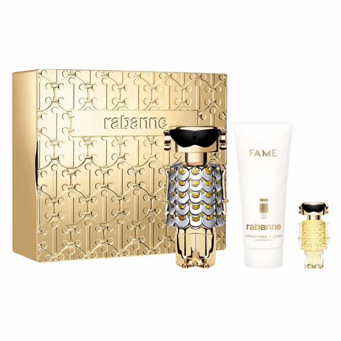 <tc>PACO RABANNE</tc> Fame Eau De Perfume Spray 80ml Set 3 pezzi