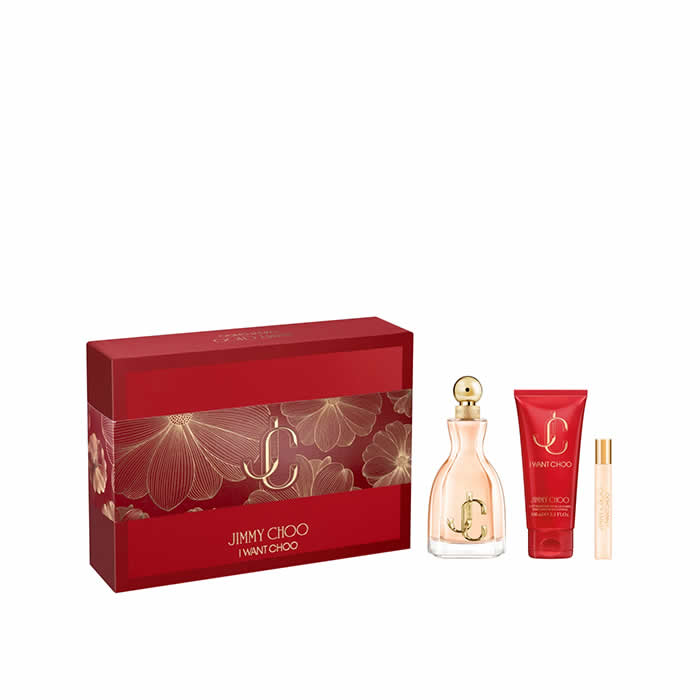 <tc>JIMMY CHOO</tc> I Want Choo Eau De Parfum Spray 100ml Set 3 Pezzi