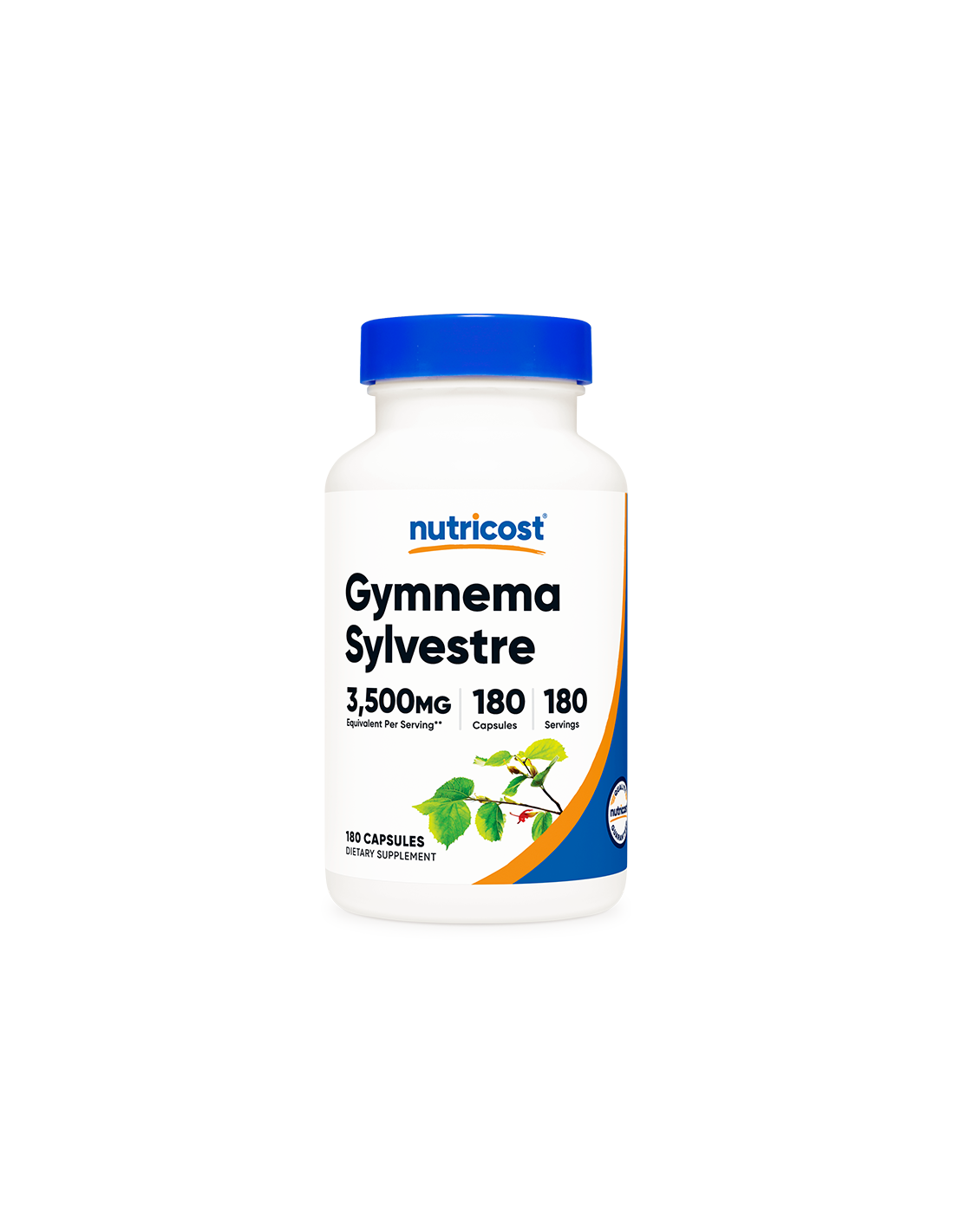 Diabete e glicemia - Gymnema, 3500 mg/180 capsule, 180 porzioni <tc>Nutricost</tc>