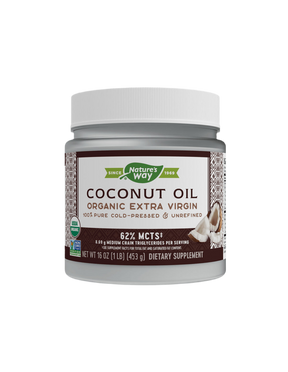 Raw Coconut Oil Organic - 454 grams - Nutra Best Europe
