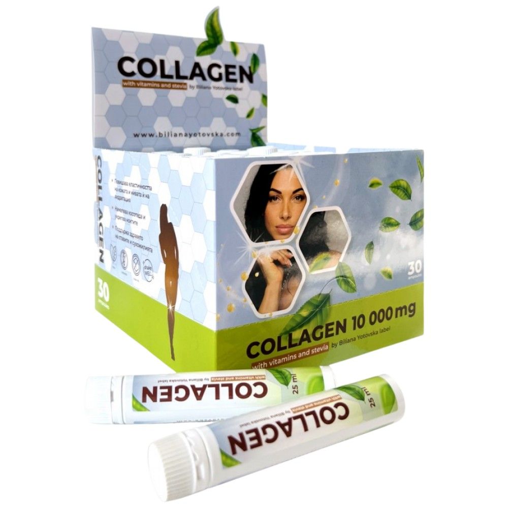 Collagene 10.000 mg + vitamine e stevia - 30 x 25 ml
