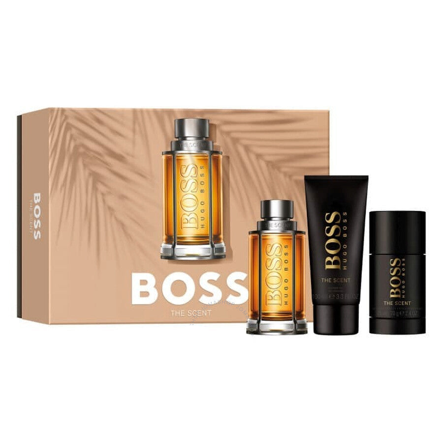 <tc>HUGO BOSS</tc> The Scent Set - Eau de Toilette 100 ml, Docciaschiuma 100 ml e Deodorante 75 ml