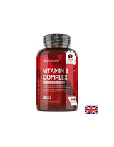 Immunità ed energia - Complesso di vitamine B + Vitamina C, 365 compresse - Complesso di vitamine B