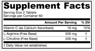 Arginina -Citrulline Sustain - 120 compresse