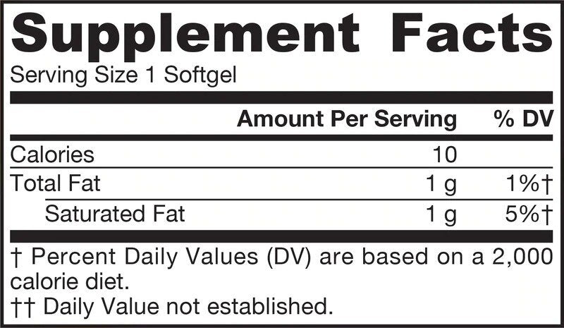 Olio di cocco (extra vergine) 1000 mg - 120 capsule gel