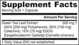 Tè verde 500 mg - 100 capsule