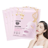 Maschera viso coreana con DNA di salmone, peptidi, collagene, pantenolo e niacinamide - scatola da 4 pezzi