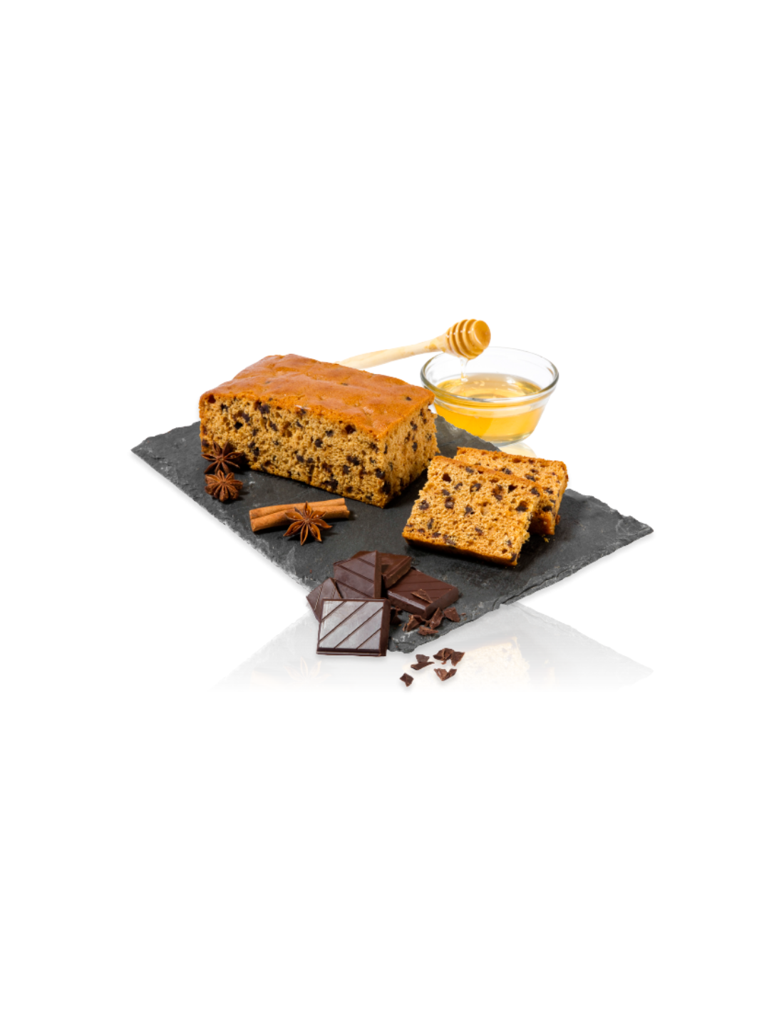 Pane francese al miele con gocce di cioccolato, 40% miele, 250 g,