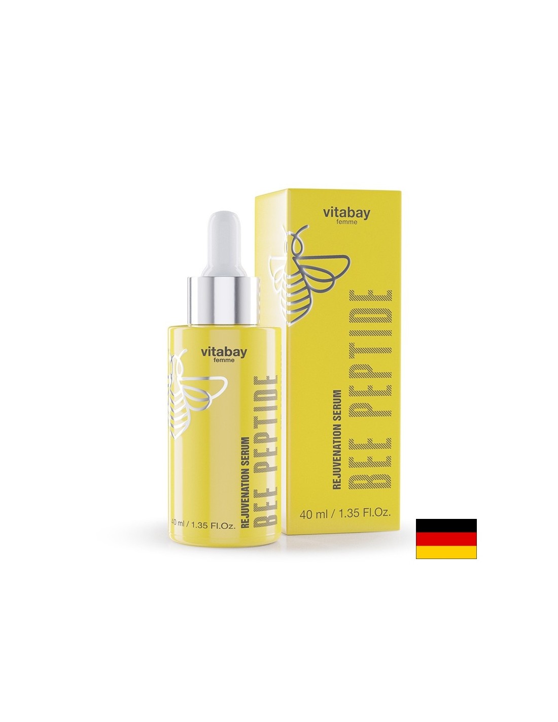 Siero viso ringiovanente con peptide d'api, 40 ml
