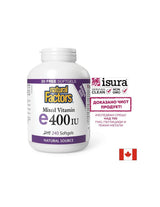 Vitamina E 400 UI · Fonte naturale 268 mg - 240 capsule gel