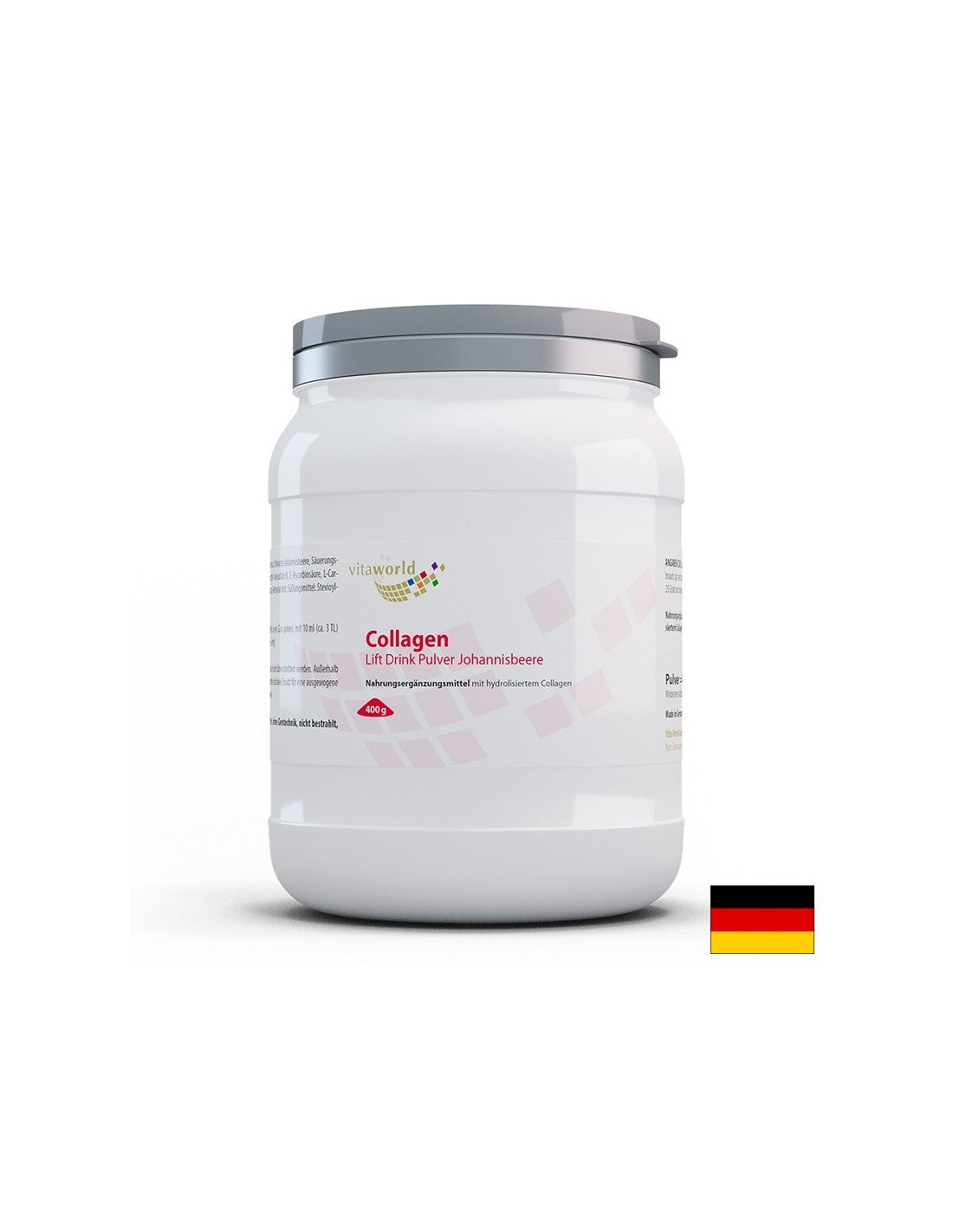 Collagene con L-Carnosina e vitamine - Articolazioni sane e pelle bella, polvere da 400 g