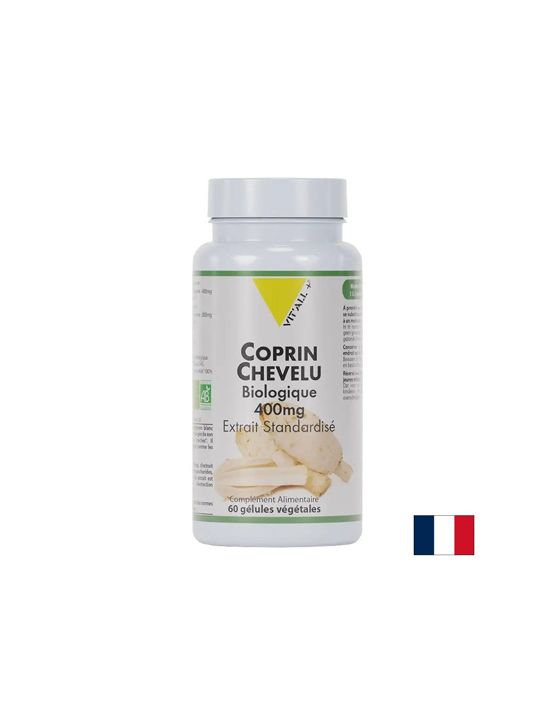 Controllo della glicemia - Estratto di fungo Koprinka, BIOLOGICO, 400 mg x 60 capsule