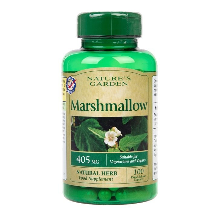Altea bianca (Marshmallow) (radice) 405 mg 100 capsule OLANDA & BARRETT