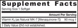 MK -7 90 MCG - 60 capsule in gel