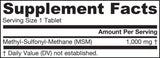 MSM 1000 mg - 120 compresse