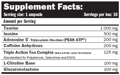 Liquido energetico ATP 25 ml./1 amp.