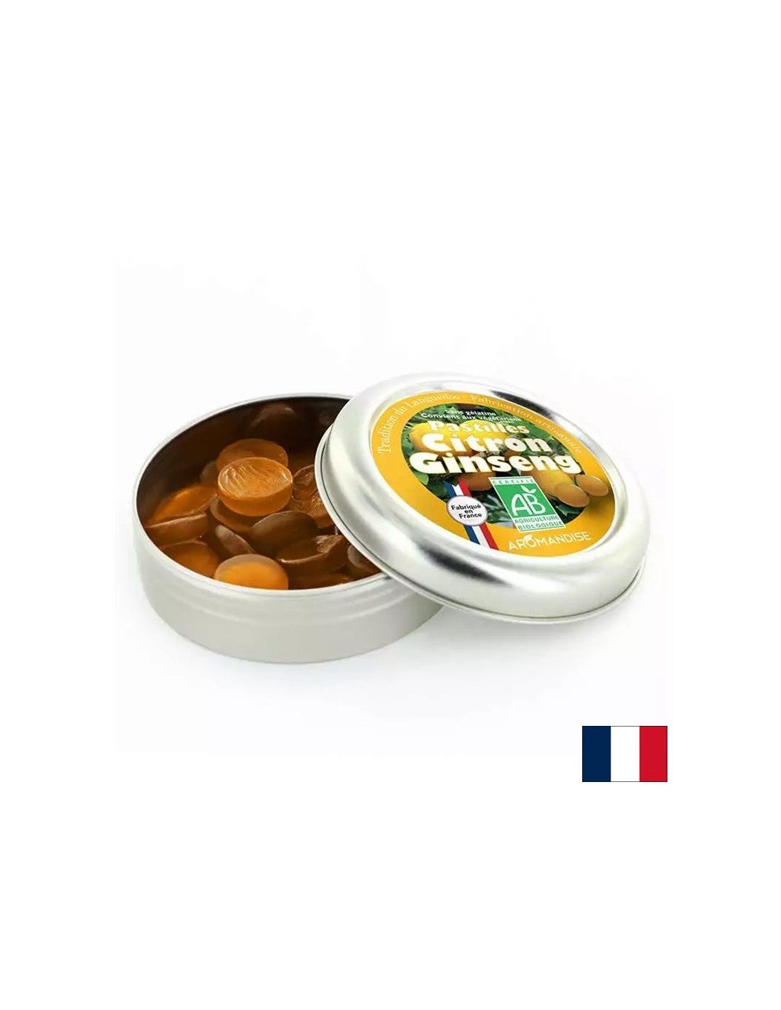 Pastiglie al limone e ginseng, 45 g