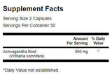 Radice di Ashwagandha 450 mg - 100 capsule