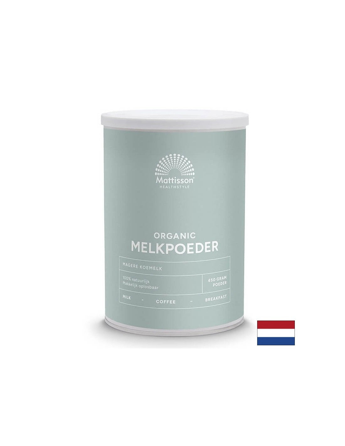 Latte scremato biologico, polvere da 450 g
