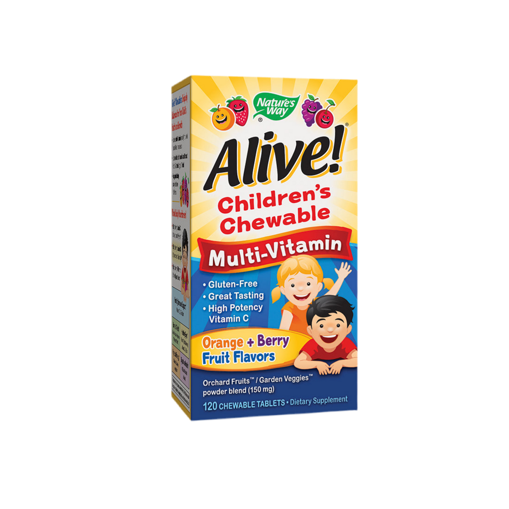 <tc>Alive</tc>! Compresse multivitaminiche masticabili per bambini - 120 compresse masticabili