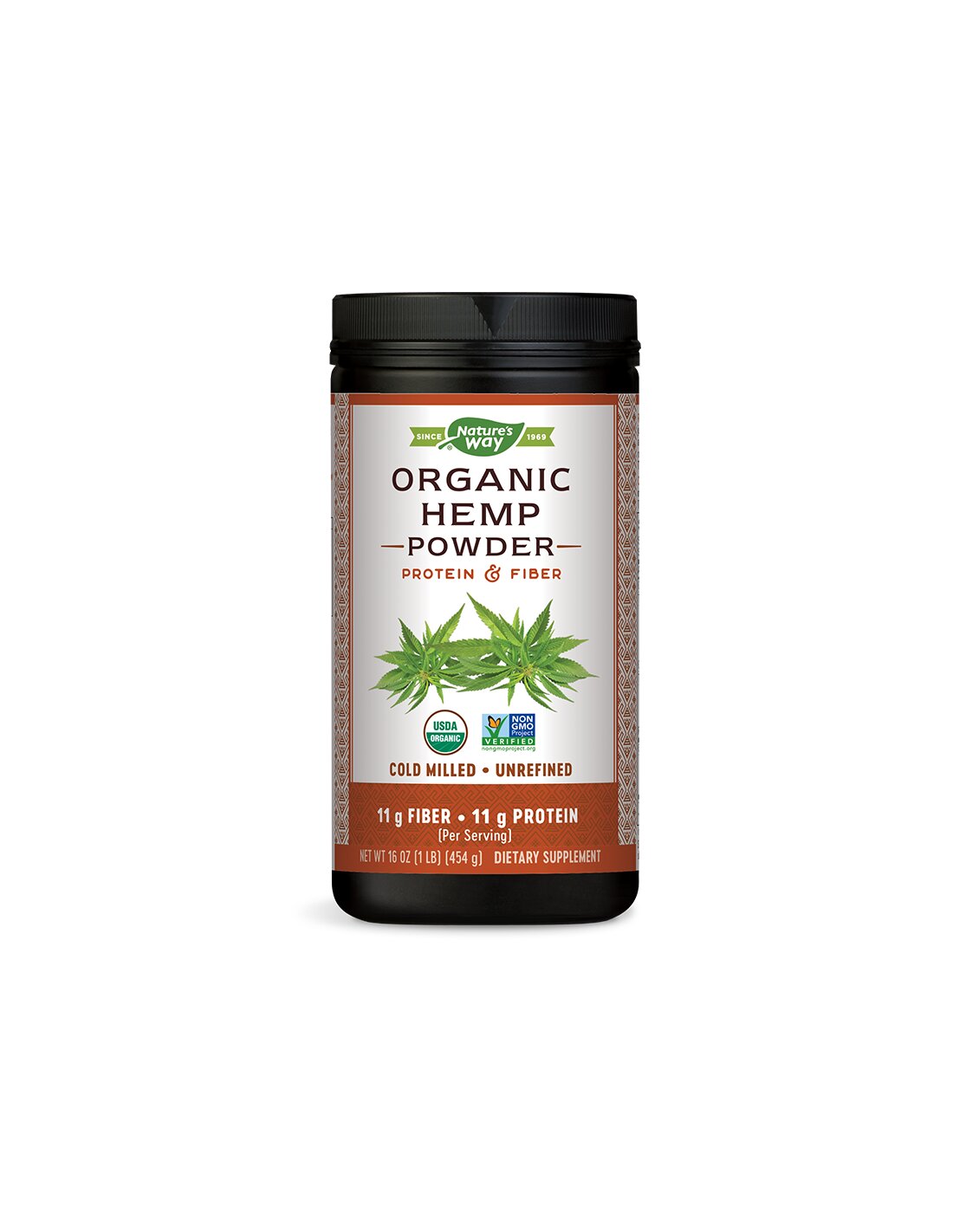 Polvere di canapa biologica/Canapa con proteine ​​e fibre x 454 g Nature's Way
