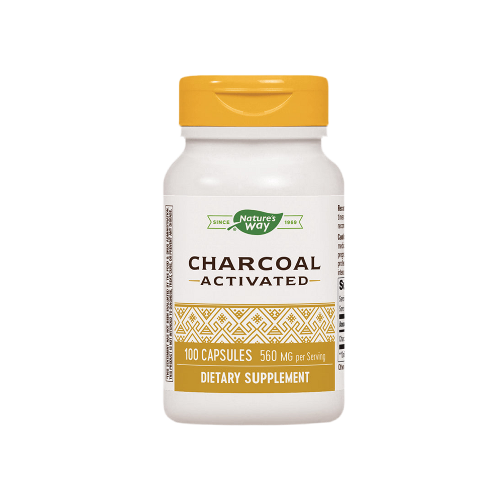 Digestive System Detox - Carbone attivo, 100 capsule Nature's Way