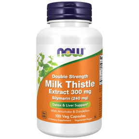 Milk Thistle - Silymarin Extract | Double Strength with Artichoke & Dandelion - 100 capsules - Nutra Best Europe
