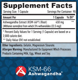 Ashwagandha KSM-66 /90 Caps